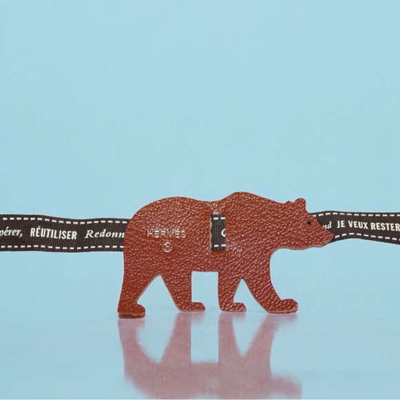 Hermes Accessories - Hermès Brown Bear Bag Charm